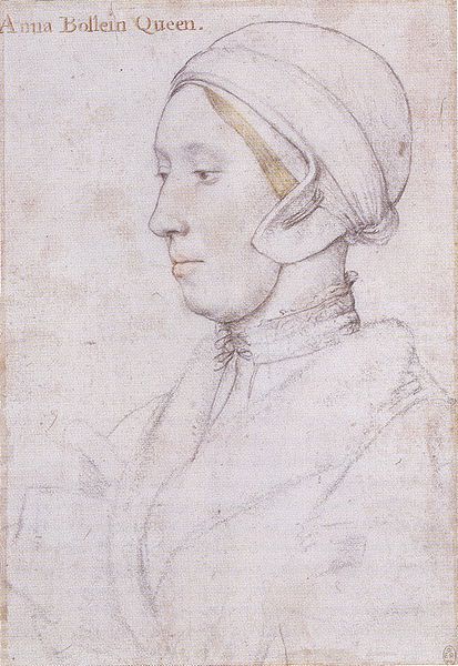 Fil:Portrait of a Woman, inscribed "Anna Bollein Queen", by Hans Holbein the Younger.jpg